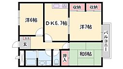 メゾン・ド・リポ 3DKの間取図画像