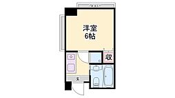 ベルトピア手柄3 1DKの間取図画像
