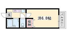 クリエイト興浜 1Kの間取図画像