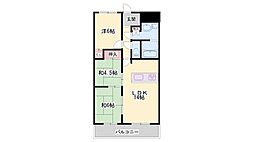 クリーンピア中地インター南 3LDKの間取図画像