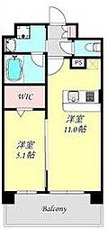 グランネクサス姫路船橋 1LDKの間取図画像