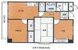 ソレーユ南条 3LDKの間取図画像