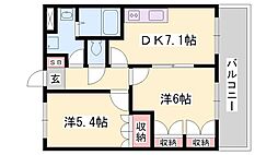 間取図画像 2DK