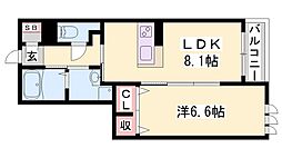 間取図画像 1LDK