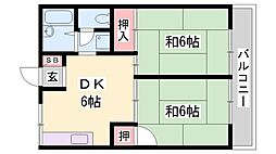 間取図画像 2DK