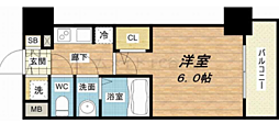 S-RESIDENCE南堀江 12階1Kの間取り
