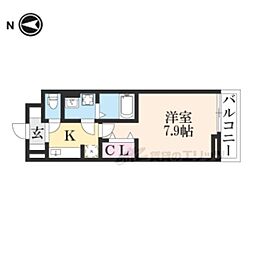 近鉄大阪線 耳成駅 徒歩12分の賃貸アパート 2階1Kの間取り