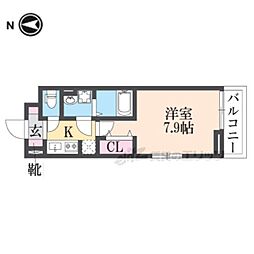 近鉄大阪線 耳成駅 徒歩12分の賃貸アパート 2階1Kの間取り