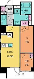 グランパセオ名古屋伏見 2LDKの間取図画像