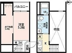 ルミエール十一番町 ワンルームの間取図画像