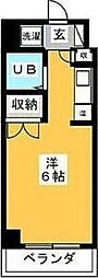 Mt.crown名駅南 1Kの間取図画像