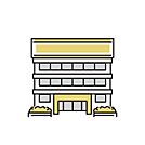 役所「名古屋市中村区役所まで1216m」