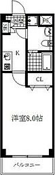 T・SQUARE 1Kの間取図画像
