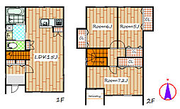 キャレブランヴィータ 2階3LDKの間取り