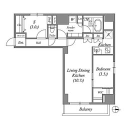 VALUE MAISON ryogoku(バリューメゾン両国) 1SLDKの間取図画像
