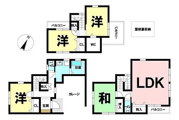間取りを拡大表示