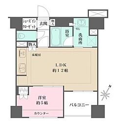 BELISTA横浜 1LDKの間取図画像