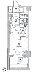 Le'aYokohama天王町2番館 1Kの間取図画像
