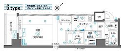 ZOOMYOKOHAMAEAST 1Kの間取図画像