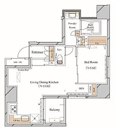 JR山手線 上野駅 徒歩6分の賃貸マンション 3階1LDKの間取り