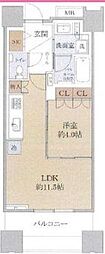 都営新宿線 馬喰横山駅 徒歩4分の賃貸マンション 5階1LDKの間取り