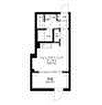 東京メトロ半蔵門線 水天宮前駅 徒歩10分の賃貸マンション 地下1階1LDKの間取り
