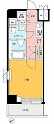 ルーブル川崎都町壱番館 1Kの間取図画像