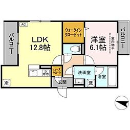 OGI 1LDKの間取図画像