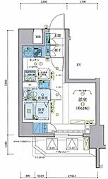 ＬＥＸＥ梶ヶ谷 6階1Kの間取り
