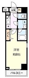 RELUXIA GRANDE 川崎 1Kの間取図画像
