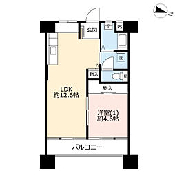 間取図画像 1LDK