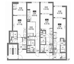 大田区西糀谷3丁目アパート 1LDKの間取図画像