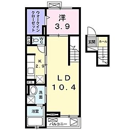 エクシブ田園調布 1LDKの間取図画像