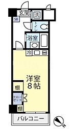 グランヴァン南雪谷 1階1Kの間取り