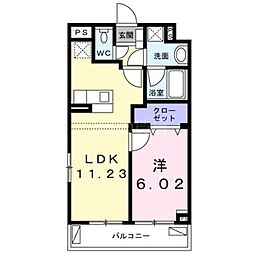 Ｆｅｅｊｕ田園調布 1階1LDKの間取り