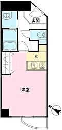 パークナードフィット田園調布 2階ワンルームの間取り