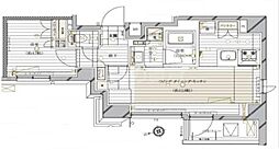 レガリス品川南大井II 7階1LDKの間取り