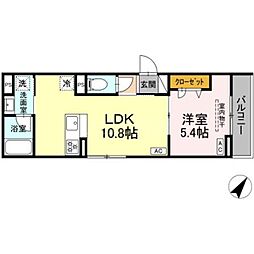 間取図画像 1LDK