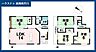 間取り：全居室6.0畳以上を確保した4LDKの間取り図です。1階・2階それぞれにトイレを配置し、生活動線に配慮された設計となっています。