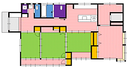 ハウスひまわり 1階5LDKの間取り
