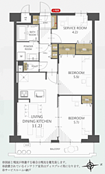 間取図画像 3LDK