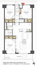 間取図画像 3LDK