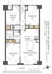 間取図画像 2SLDK