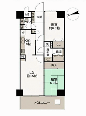 間取り エクレール高崎 13階/-
