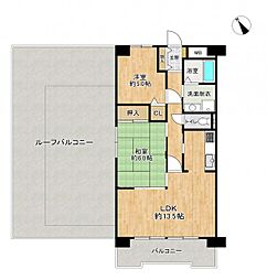 エクレール八潮 2LDKの間取図画像