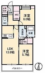 物件の間取り