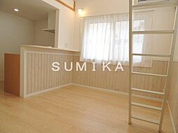 JR津山線 法界院駅 徒歩14分の賃貸アパート 1階1Kのリビング/ダイニング