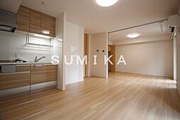 JR宇野線 大元駅 徒歩9分の賃貸アパート 1階1LDKのリビング/ダイニング