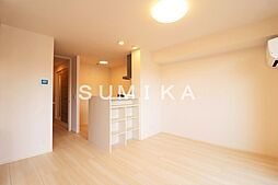 JR津山線 法界院駅 徒歩12分の賃貸アパート 3階1LDKのリビング/ダイニング