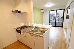 JR津山線 法界院駅 徒歩28分の賃貸アパート 1階1LDKのリビング/ダイニング